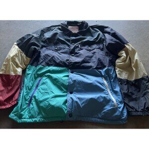Vintage Levis Jacket Men’s Sz XL Colorful Outdoors Lined Track Windbreaker RARE